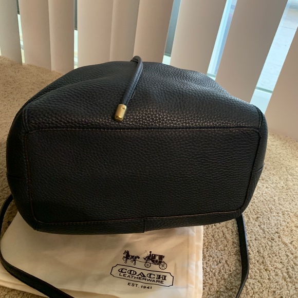 Coach Legacy Drawstring Handbag In Soft Pebbled - Picture 3 of 8